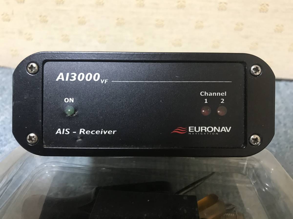 Euronav社　AIS（船舶自動識別装置）受信機　AI3000　アンテナケーブルセット　中古品
