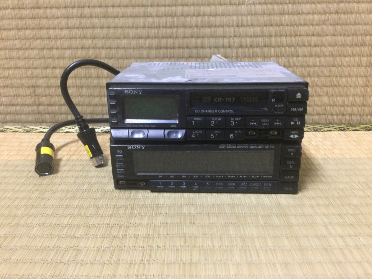 Yahoo!オークション - 当時物 SONY ソニー XR-747 XE-747 Yahoo!オークション - 当時物 SONY ソニー XR-747 XE-747
