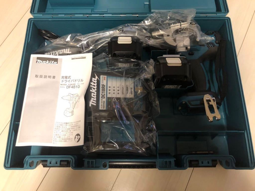 makita マキタ 充電式ドライバドリル DF481DRGX 即決 未使用品