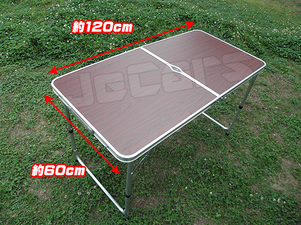  outdoor folding table folding table height 3 -step adjustment possibility LED handy light . bargain 2 piece set 