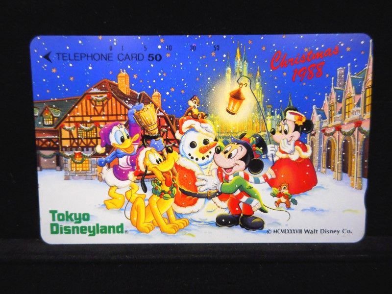 テレカ 50度 東京ディズニーランド １９８８年 クリスマス イラスト T 2623 ディズニー 売買されたオークション情報 Yahooの商品情報をアーカイブ公開 オークファン Aucfan Com