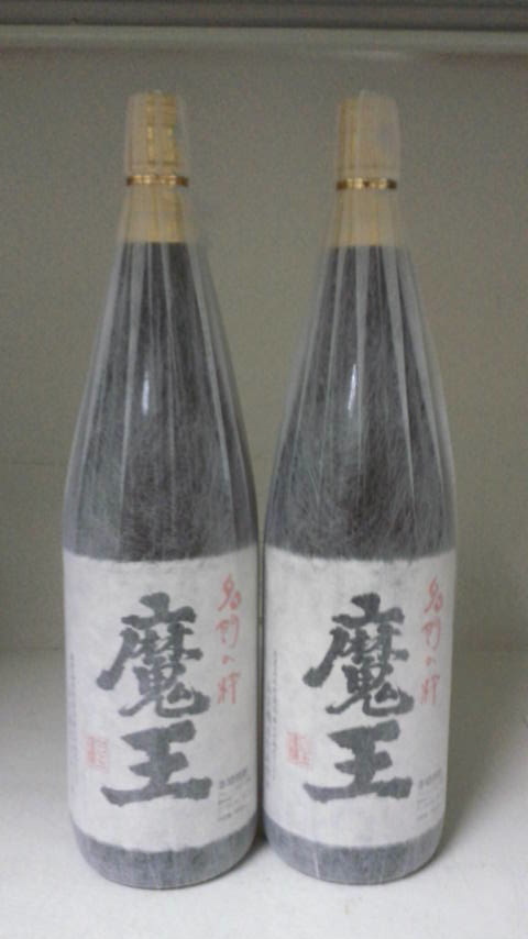 送料無料です。大人気です。芋焼酎 魔王1,8リットルの2本セット