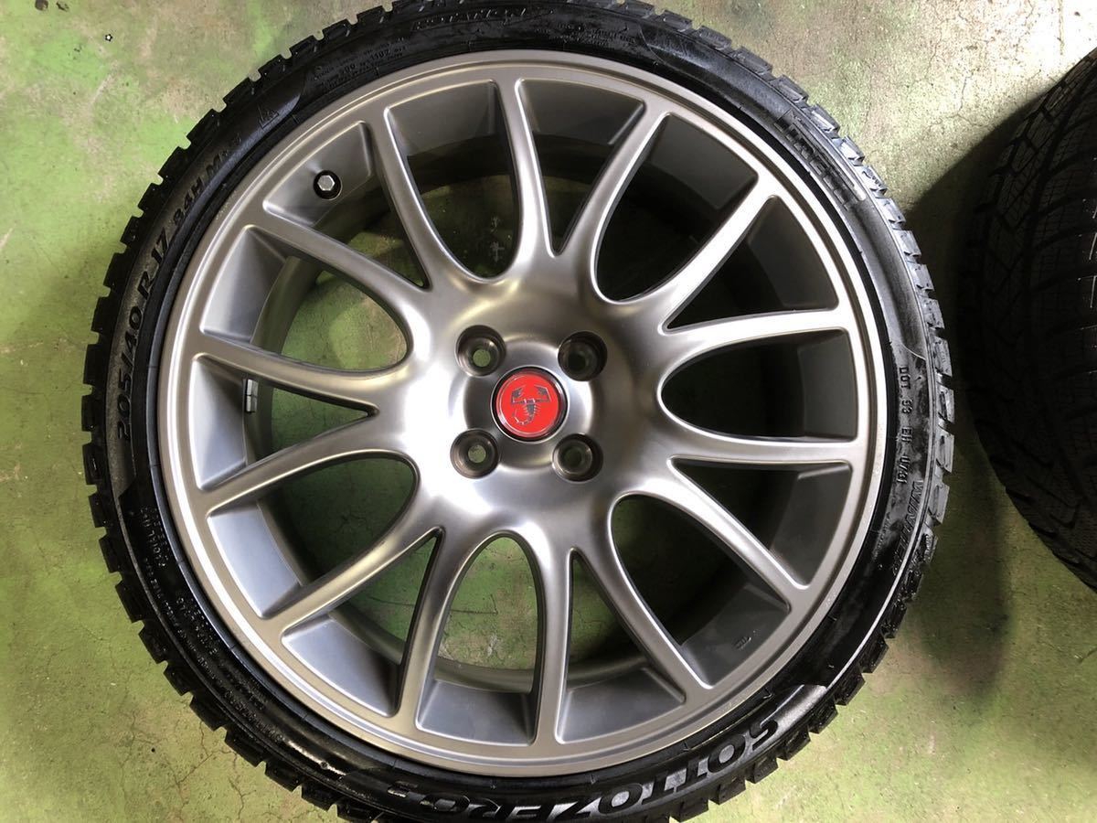 アバルト595 コンペティツィオーネ 純正 4H-PCD98 7J +38 ピレリ