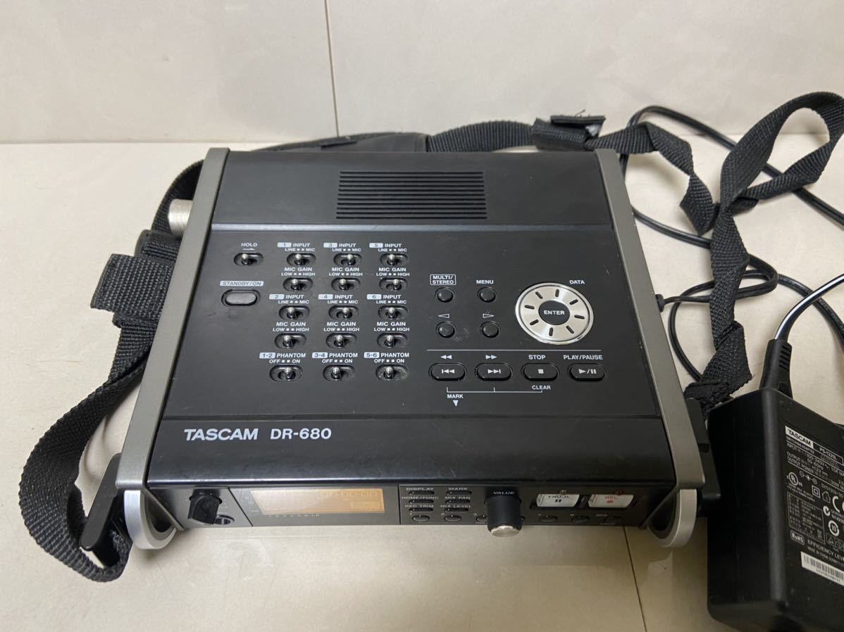 TASCAM DR-680 ポータブルマルチトラックレコーダー 動作未確認 通電OK