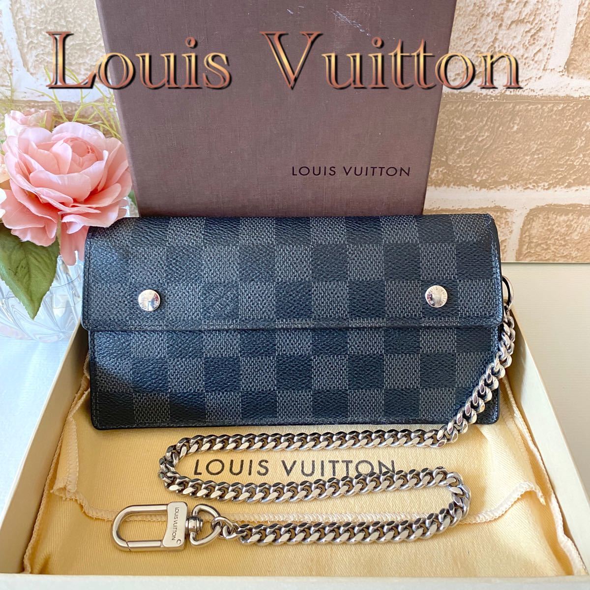 美品】ルイヴィトン LOUIS VUITTON ダミエ グラフィット アコル