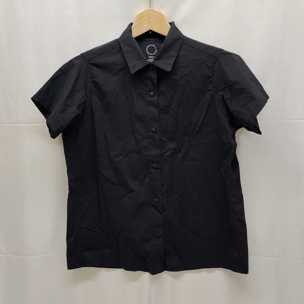 山と道 UL Short Sleeve Shirt ブラック Sサイズ レディース ウルトラ
