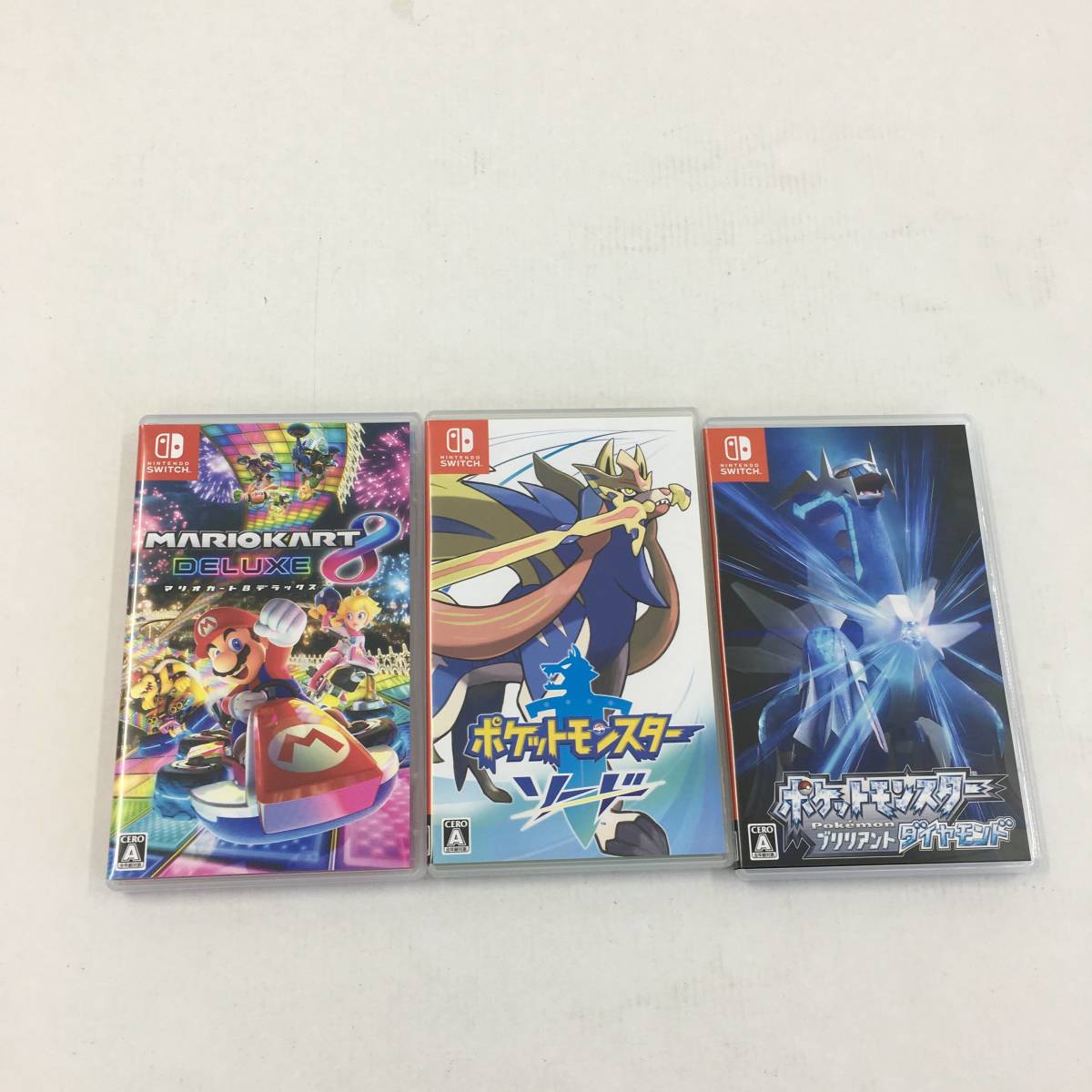 1円~】Nintendo Switch ニンテンドースイッチソフト3本セット マリオ