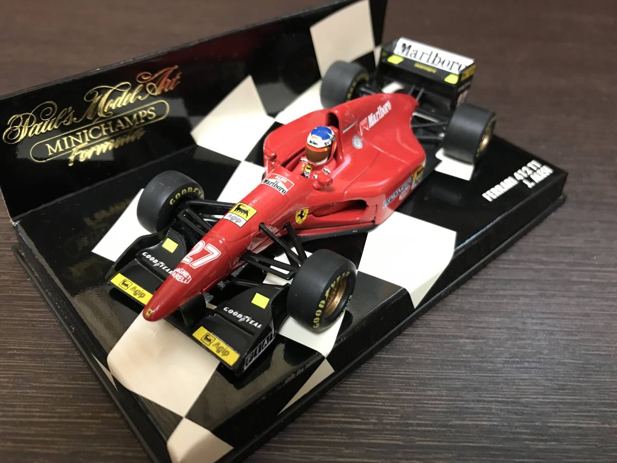 【第1位獲得！】 1/43 MINICHAMPS 【タバコ】 フェラーリ 412T1 #27 J.アレジ マラネロ・テスト 1994 おもちゃ、ゲーム