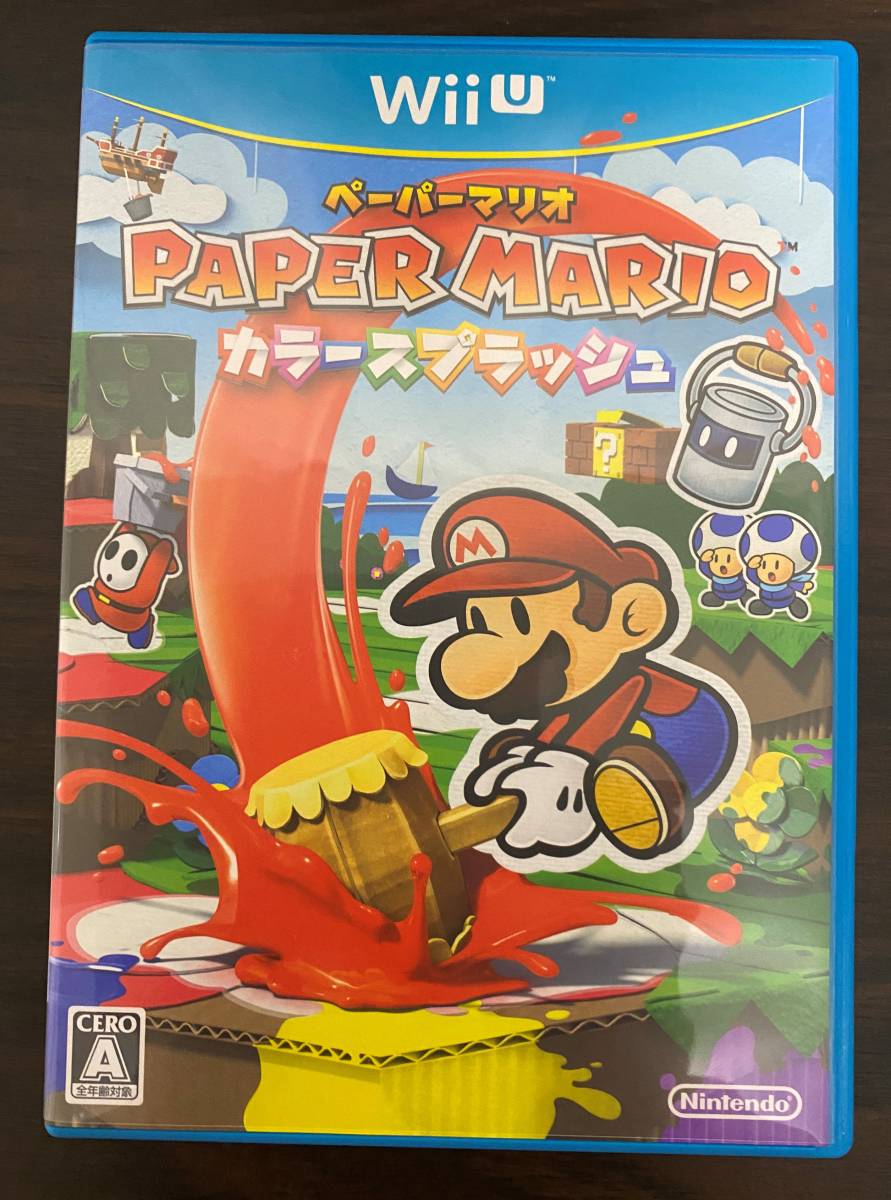 668円 かわいい新作 ペーパーマリオ カラースプラッシュ - Wii U