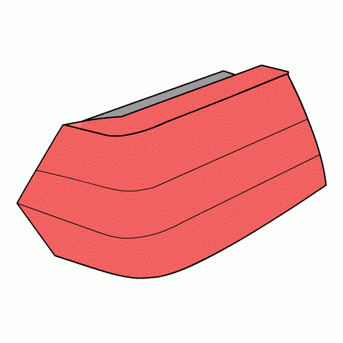 ルクラ DBA-L465F 左テールランプ_画像4