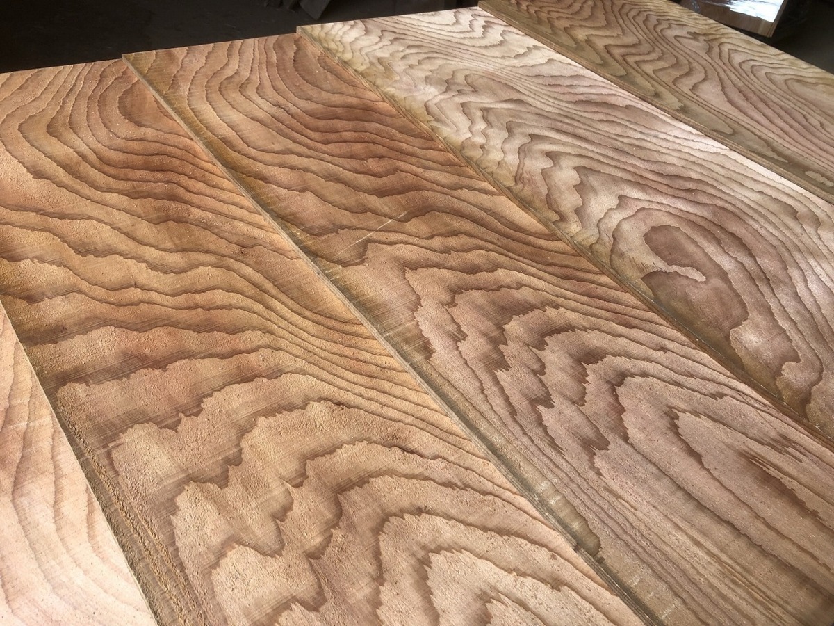 U603 杉 薄板 SALE開催中 5枚 数々の賞を受賞 一枚板 極上杢 材料 銘木 木工 材木 無垢材 天然木 乾燥材 DIY 希少材 840×357×8㎜《鬼童銘木》