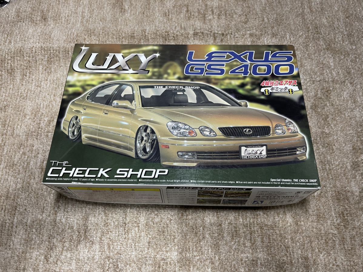 アオシマ 1/24 16アリスト レクサスGS400 Yahoo!オークション - アオシマ1/24 レクサスGS400 LUXY
