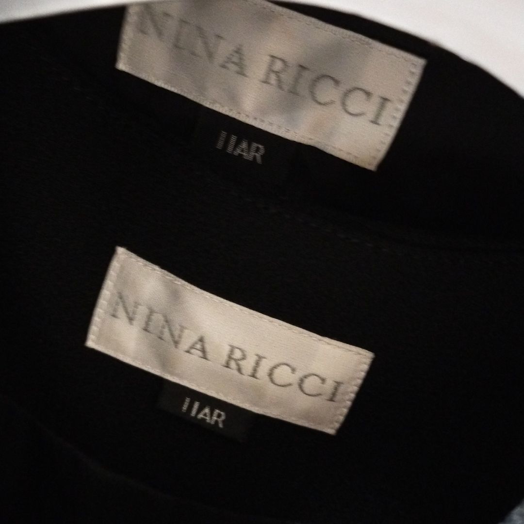 ニナリッチ NINA RICCI ブラック2P フォーマル ジャケット&ワンピース