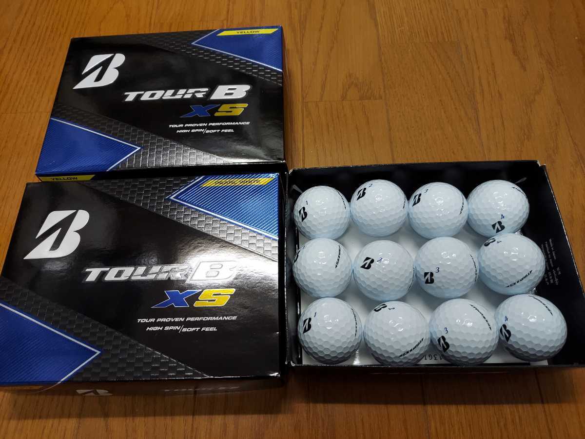 国内最安値 未使用ブリヂストンゴルフボールtour B Xs おまけつき 2ダース