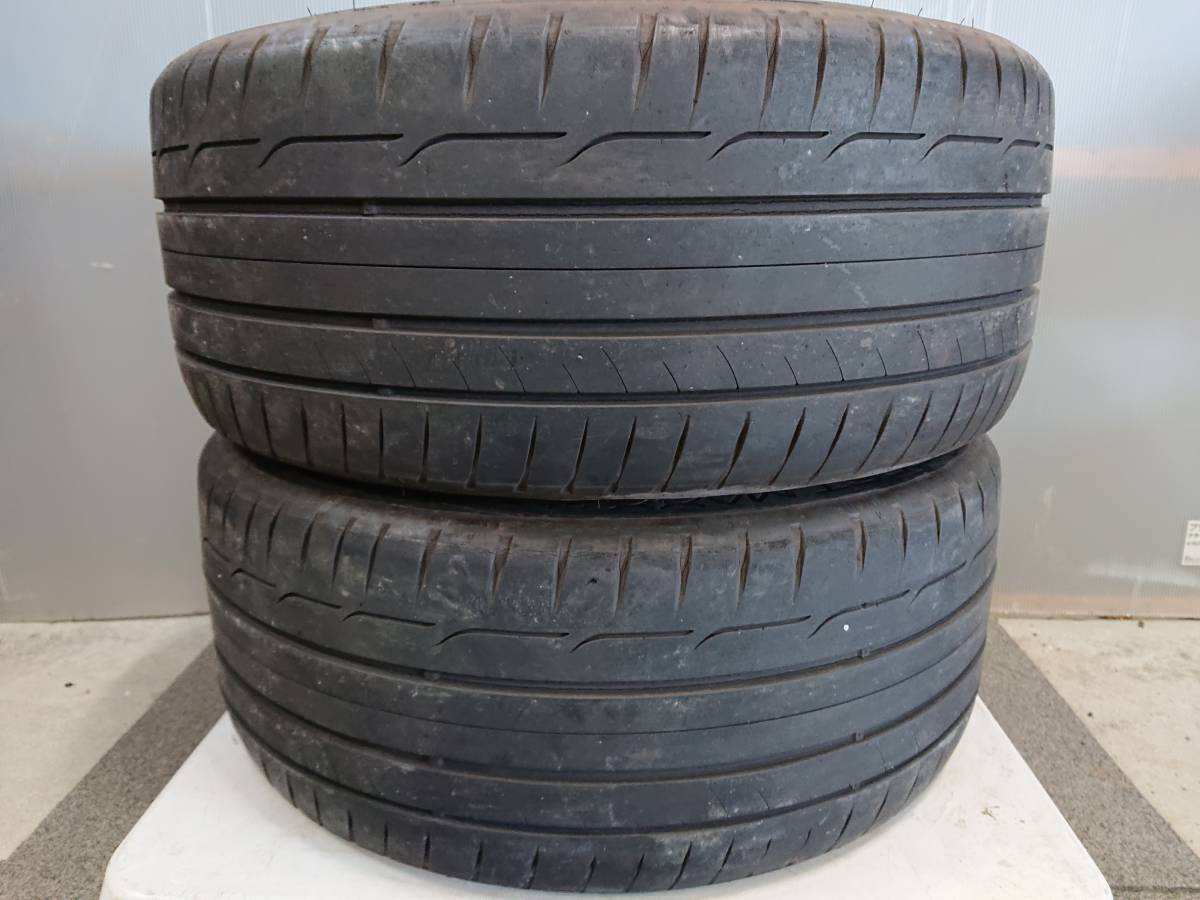 札幌 255/35ZR19 2本 DUNLOP SPORT MAXX RT MO 夏タイヤ中古 K-696-2F_画像1