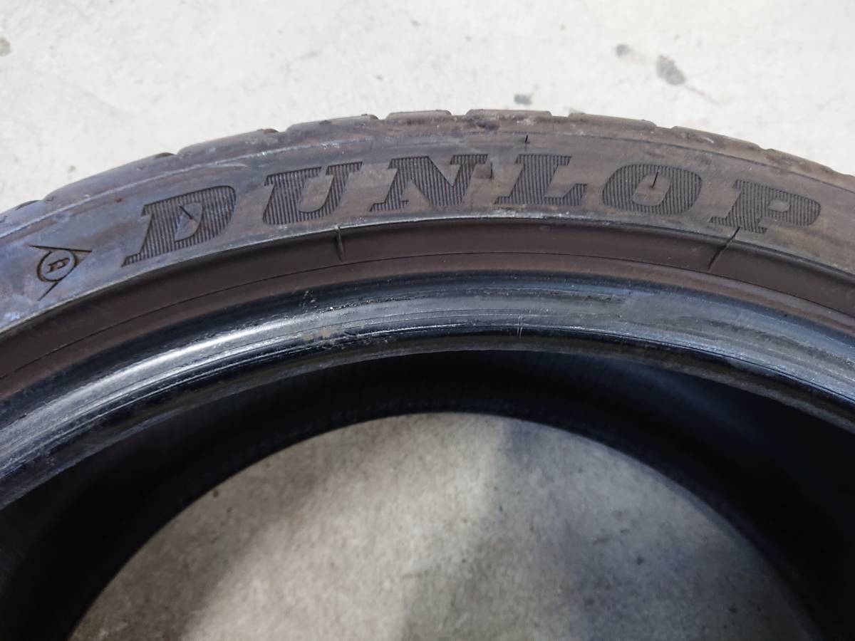 札幌 255/35ZR19 2本 DUNLOP SPORT MAXX RT MO 夏タイヤ中古 K-696-2F_画像7