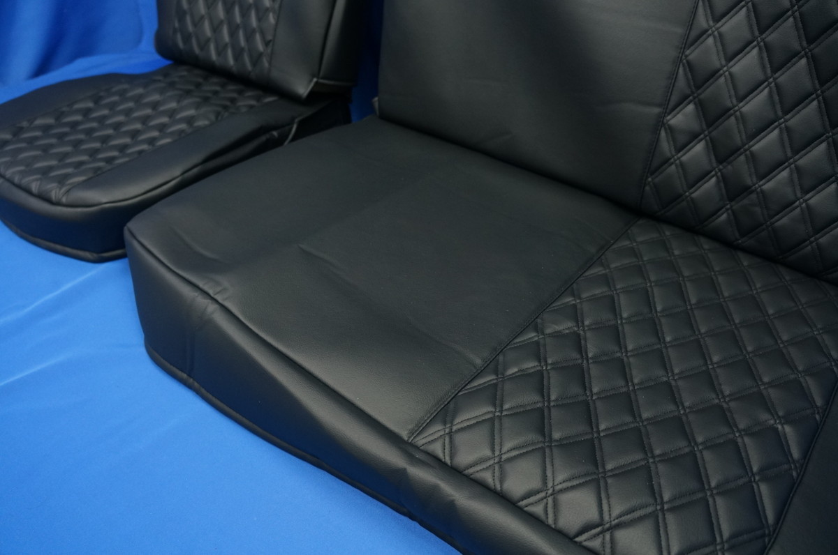 NEW Canter wide for month light ZERO double 3 seat seat cover matted black 