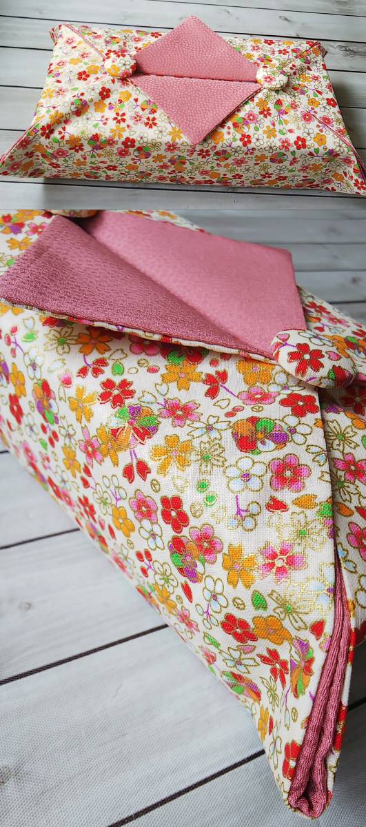  мир рисунок маленький цветок ткань × кимоно переделка * box чехол для салфеток (200 комплект для ), лоскутное шитье Mini свободный коврик комплект ручная работа 