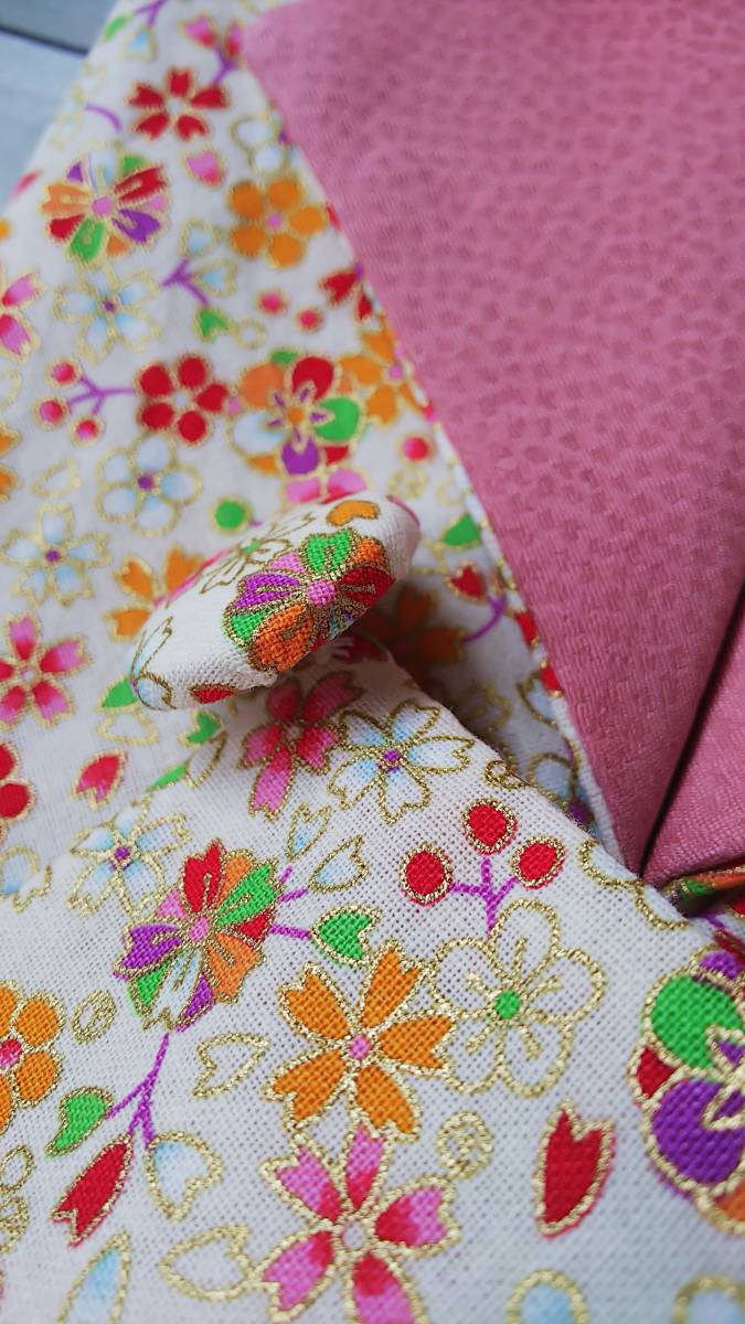  мир рисунок маленький цветок ткань × кимоно переделка * box чехол для салфеток (200 комплект для ), лоскутное шитье Mini свободный коврик комплект ручная работа 