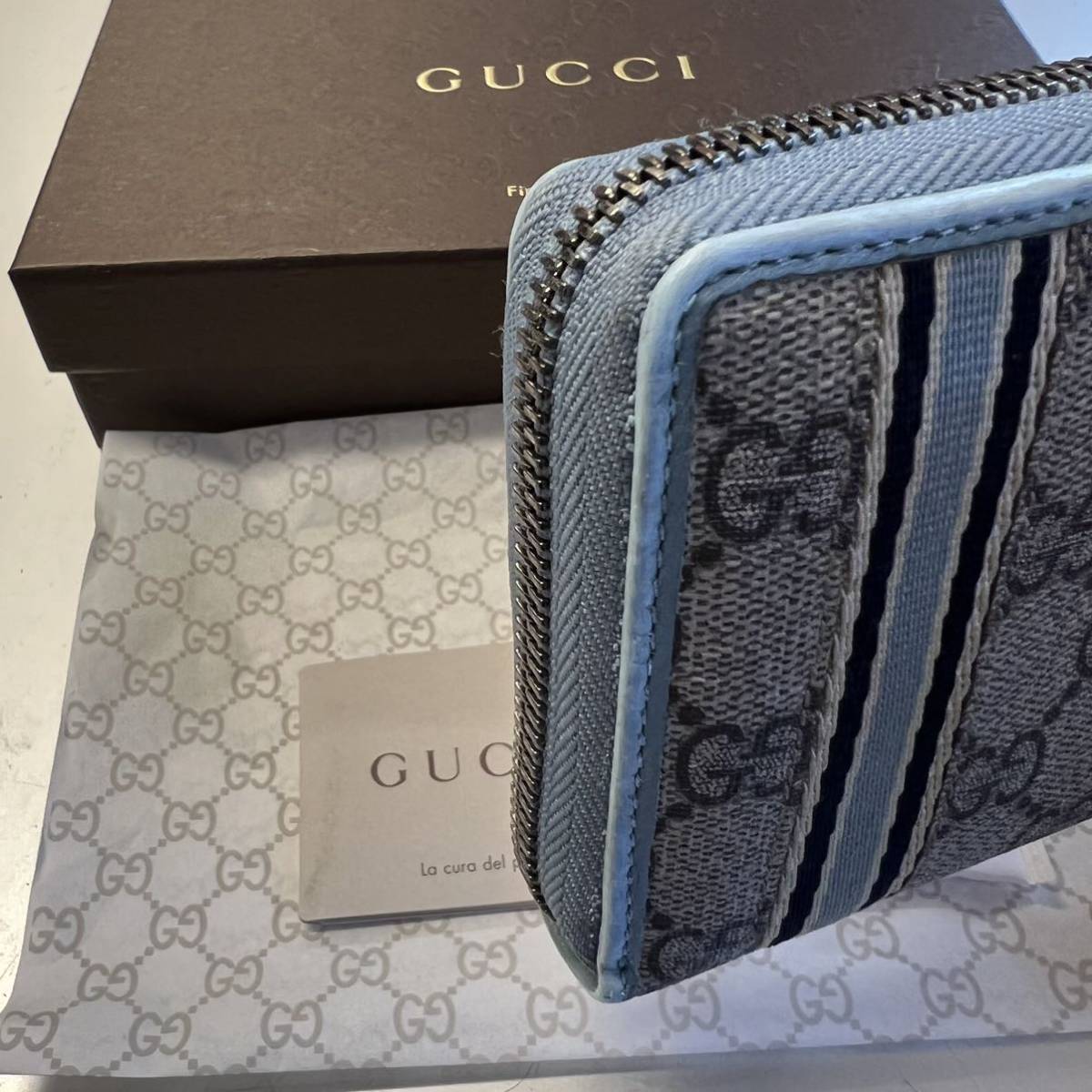 ヤフオク! - 未使用に近い グッチ GUCCI 財布 長財布 GGスプ... ヤフオク! - 未使用に近い グッチ GUCCI 財布 長財布 GGスプ...
