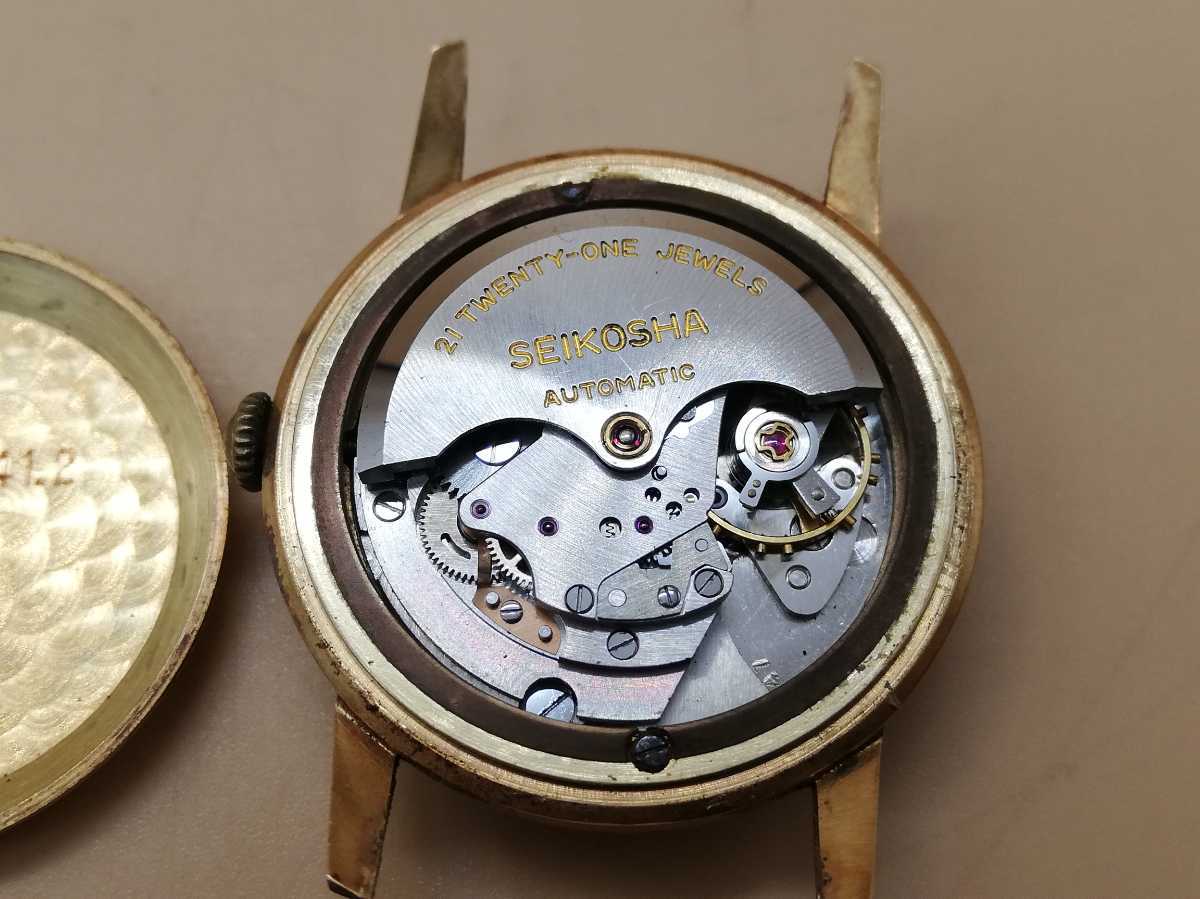 自宅保管品〕SEIKO セイコー K18 インジケーター オートマチック 自宅保管品〕SEIKO セイコー K18 インジケーター オートマチック