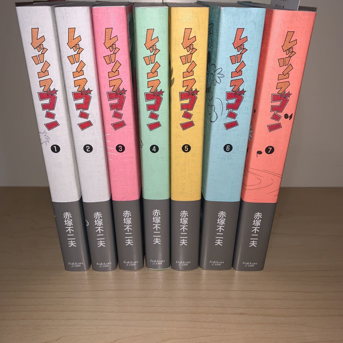 初版 帯付き 全巻セット】赤塚不二夫 レッツラゴン 1 2 3 4 5 6 7巻
