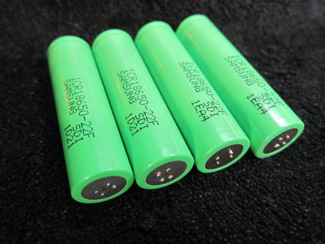 サムスン ICR18650リチウムイオン電池 実測容量2200mAh～ 1本単価_画像2