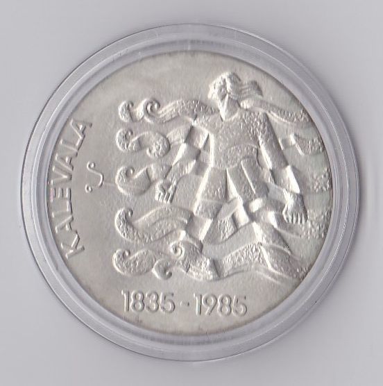 ★フィンランド　カレワラ　50マルッカ銀貨　1985年発行★#1853_画像1