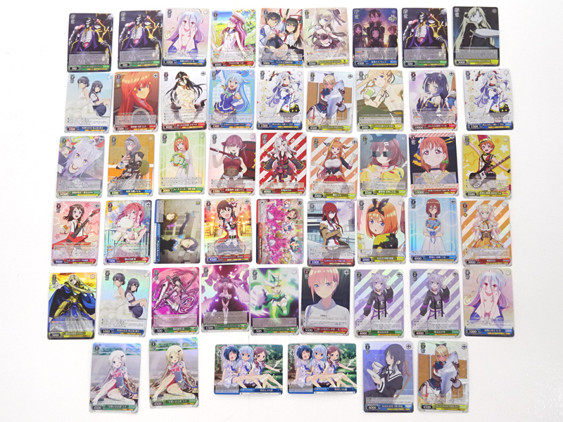 大きい割引 まとめ売り 引退 ws SR RR SP ヴァイスシュヴァルツ SSP - ヴァイスシュヴァルツ