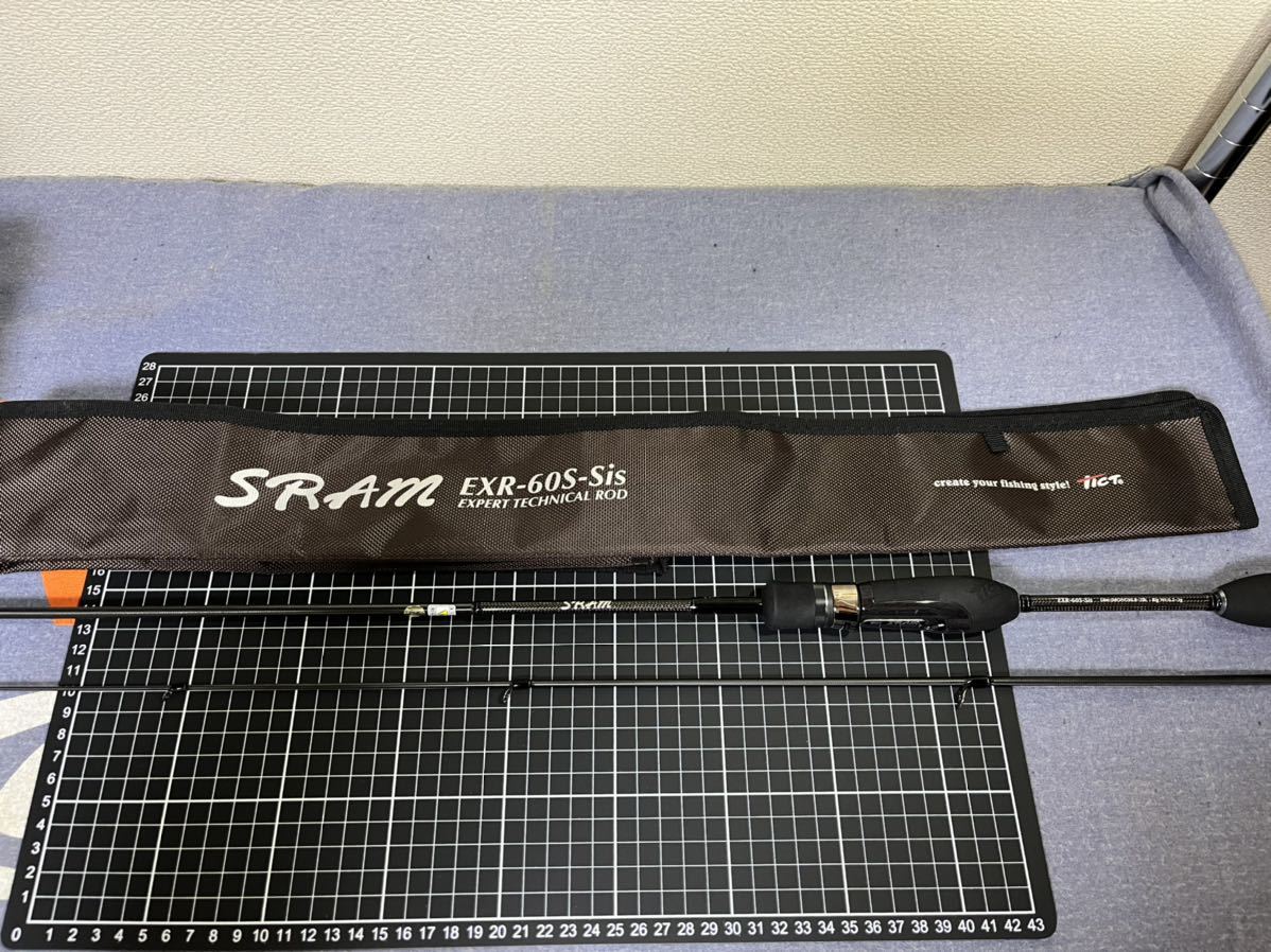 美品 TICT SRAM EXR-60S-sis ティクト アジング メバリング ダイワ