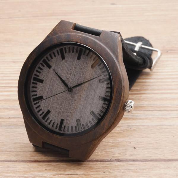 BOBO BIRD 天然木製　ウッドケース　革ベルト腕時計　軽量　日本製ムーブメント使用_画像2