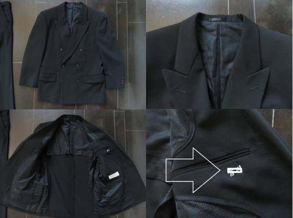 ■綺麗な上質美品ブラックフォーマルスーツA3礼服 喪服 日本製 s14_画像2