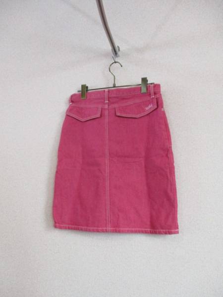 xgirl pink Denim tight skirt (USED)20117②