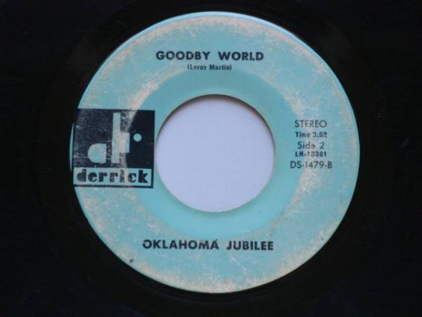 ゴスペル EP Oklahoma Jubilee DERRICK盤 男声グループ_画像2