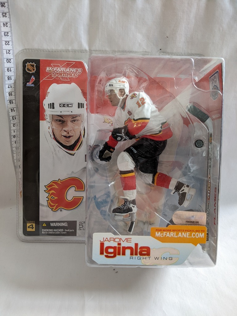 NHL hockey figure Calgary Flames(karu gully -* frame z) Jarome Iginla 12