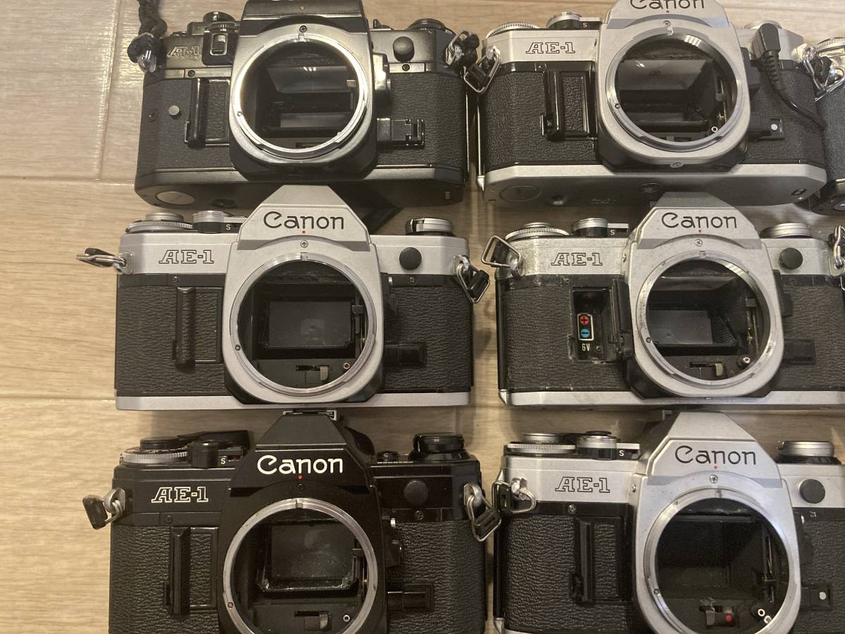 【純正大量セット】 キャノン Canon Program AE-1 シルバー ブラック A-1 FTb QL など 大量まとめ ジャンク D8_画像2