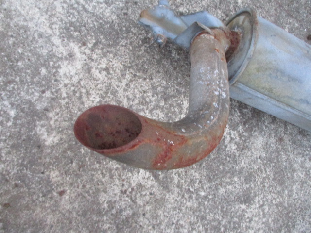 # Benz W123 TDT turbo rear muffler used 1234907001 1234905715 parts taking equipped exhaust 300DT Wagon #