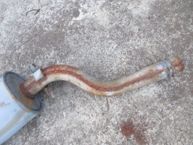 # Benz W123 TDT turbo rear muffler used 1234907001 1234905715 parts taking equipped exhaust 300DT Wagon #