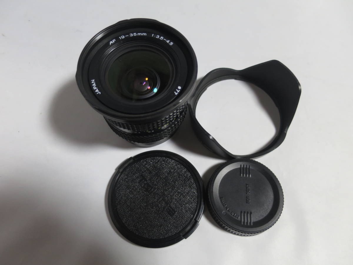初売り】 Tokina 広角レンズ 管1 ソニー f3.5-4.5 19-35mm AF ソニー