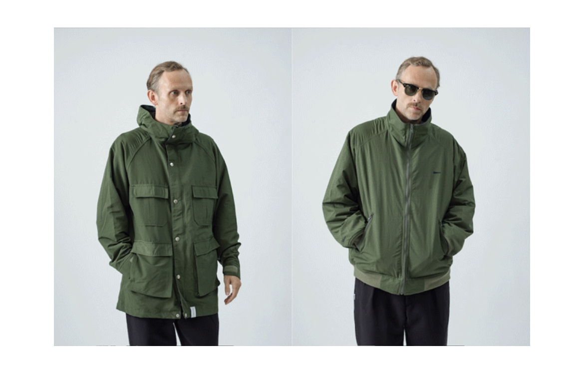 ロンハーマン×Descendant 別注 BROOK 60/40 JACKET マウンテンパーカージャケット20aw Ron herman