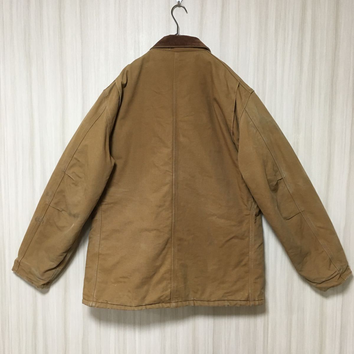 カーハート carhartt USA製 ロゴ ダック生地 裏地キルティング カーハート carhartt USA製 ロゴ ダック生地 裏地キルティング