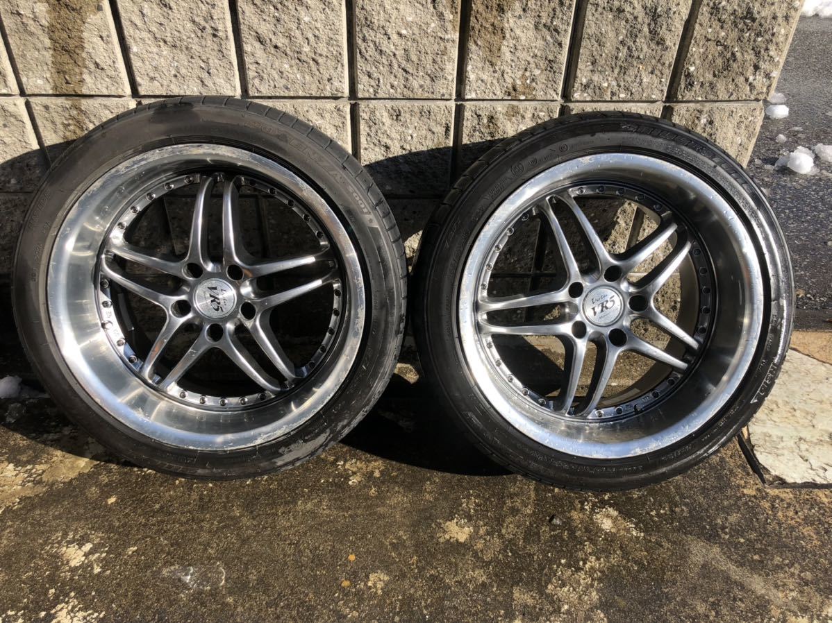 マナレイ 18インチ 9.5J 114.3 オフセット不明 ドリケツ 激安 深リム
