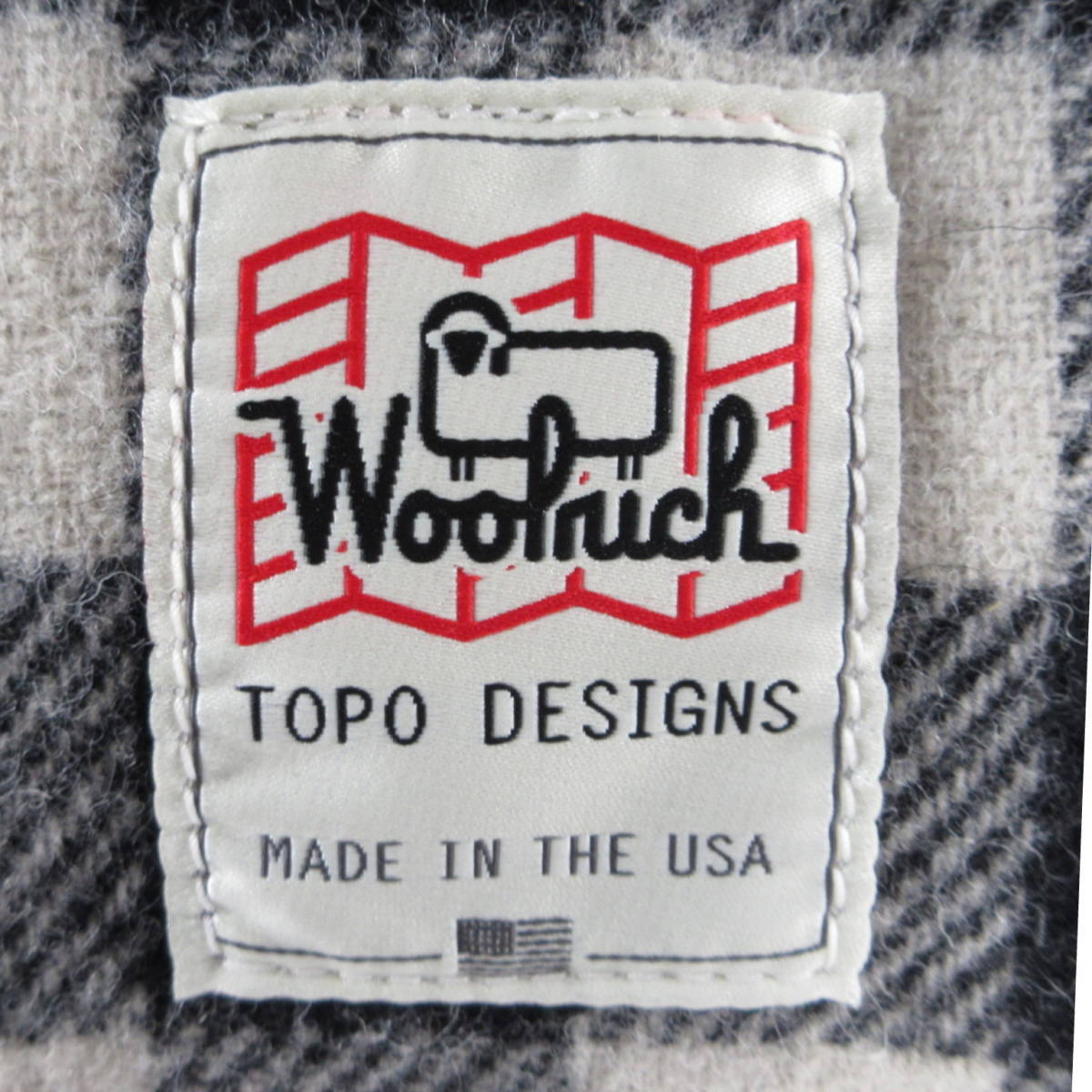 新品 定価3 5万 米国製 Woolrich×TOPO DESIGNS ウールリッチ×トポ