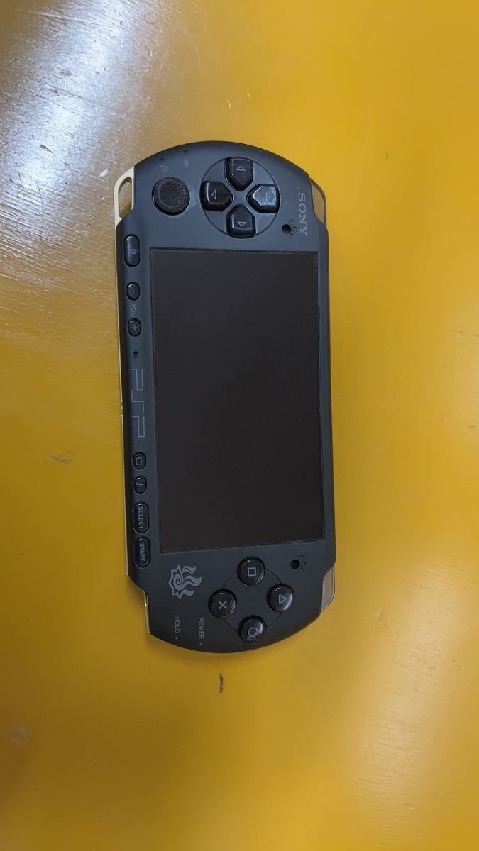 いラインアップ 3rd モンスターハンターポータブル PSP-3000 ハンターズモデル バッテリー無 動作確認済み PSP3000シリーズ