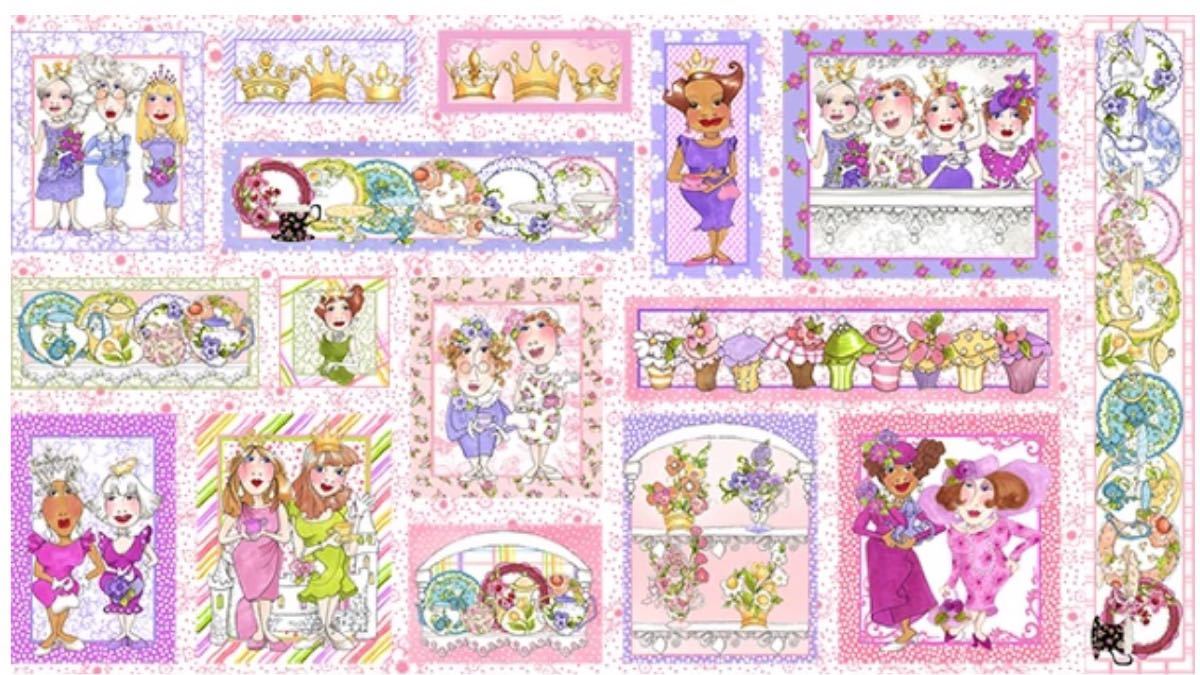 ロラライハリス生地 Royal Tea Fabric Panel