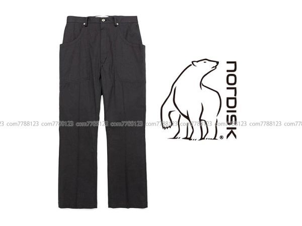 保管品《NORDISK》ノルディスク WORK PANTS WIDE ワイドワークパンツAdam et Rope メンズ 男性 ロペ アウトドア リネン