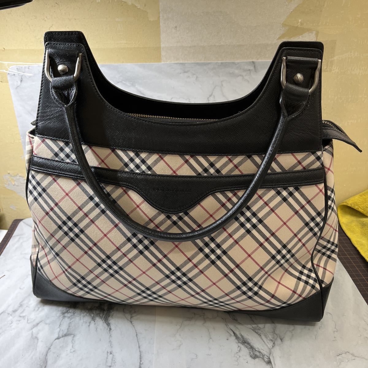 美品 状態良好 BURBERRY バーバリー ハンドバッグ トートバッグ ノバ