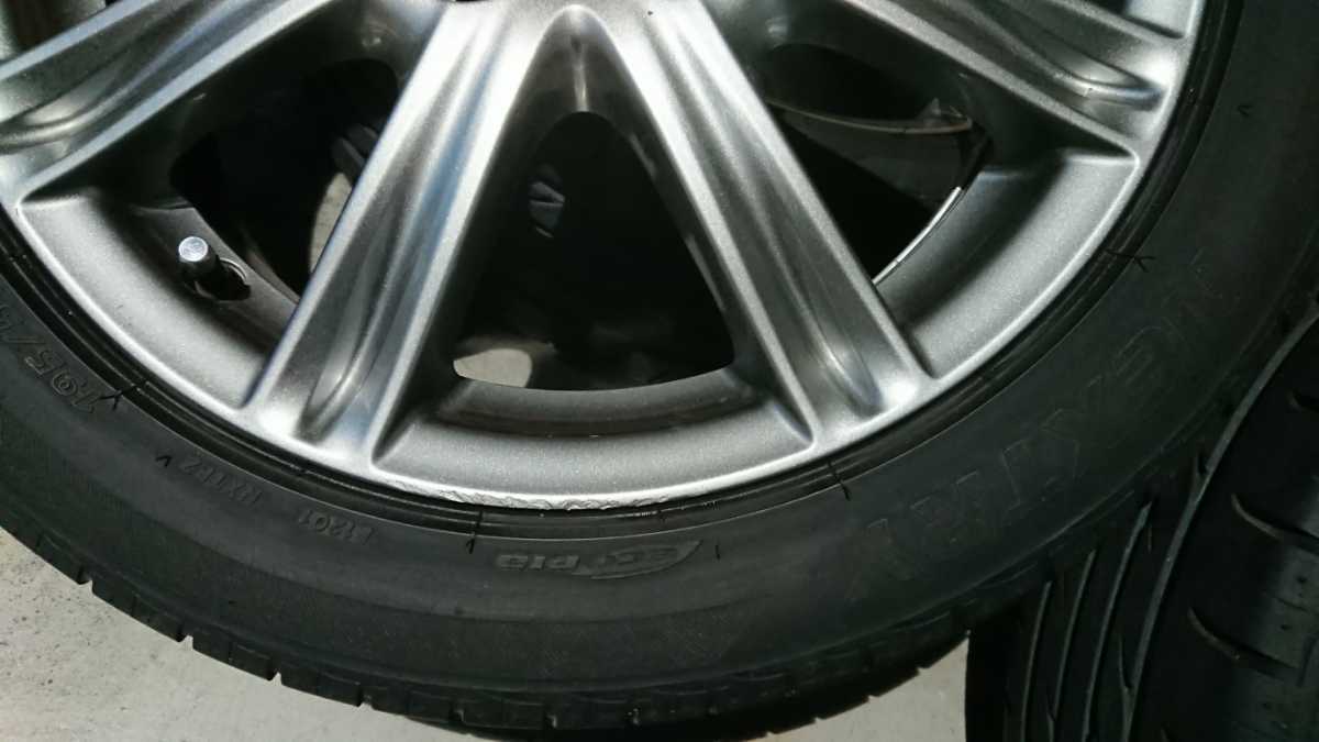 トヨタ 130系 ヴィッツ RS 純正16インチホイール 4本 溝ありBSタイヤ