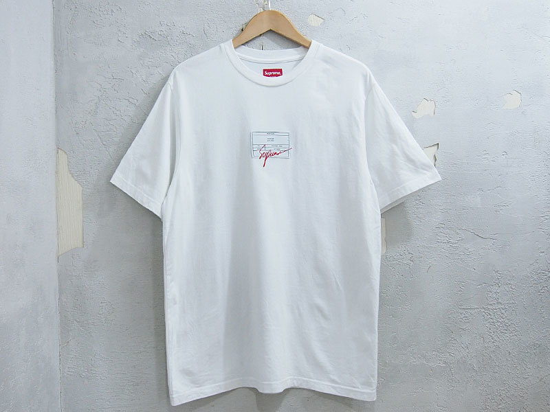 日本販売 美品 21SS Supreme Signatue Label S/S Top Tシャツ Tee シグネーチャー ラベル サイン シュプリーム 白 ホワイト 新作 M 日本販売 美品 21SS Supreme Signatue Label S/S Top Tシャツ Tee シグネーチャー ラベル サイン シュプリーム 白 ホワイト 新作 M