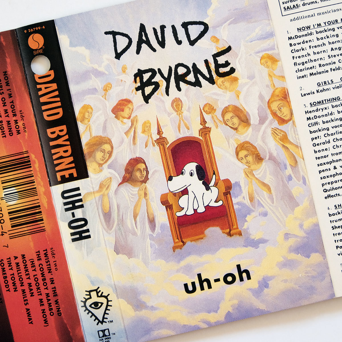 { height sound quality digalog specification / dolby HX PRO/US version cassette tape }David Byrne*Uh-Oh* David bar n/Talking Heads/to- King hez